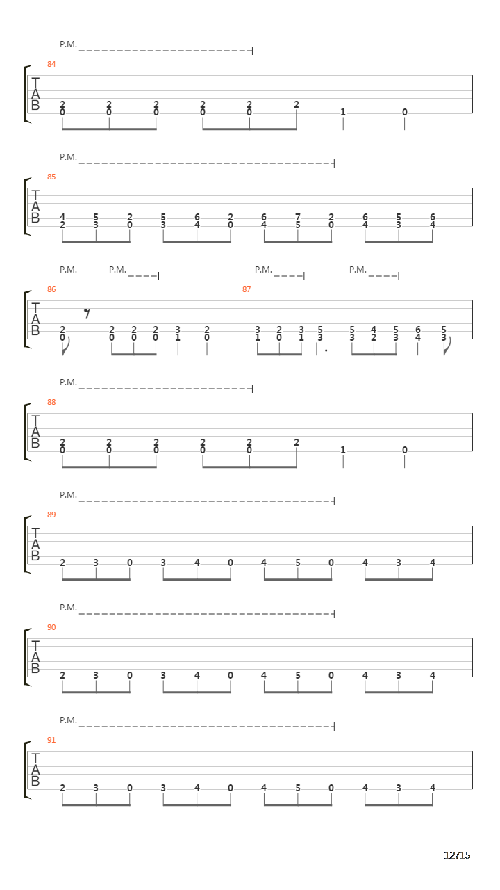 Trample The Weak Hurdle The Dead吉他谱