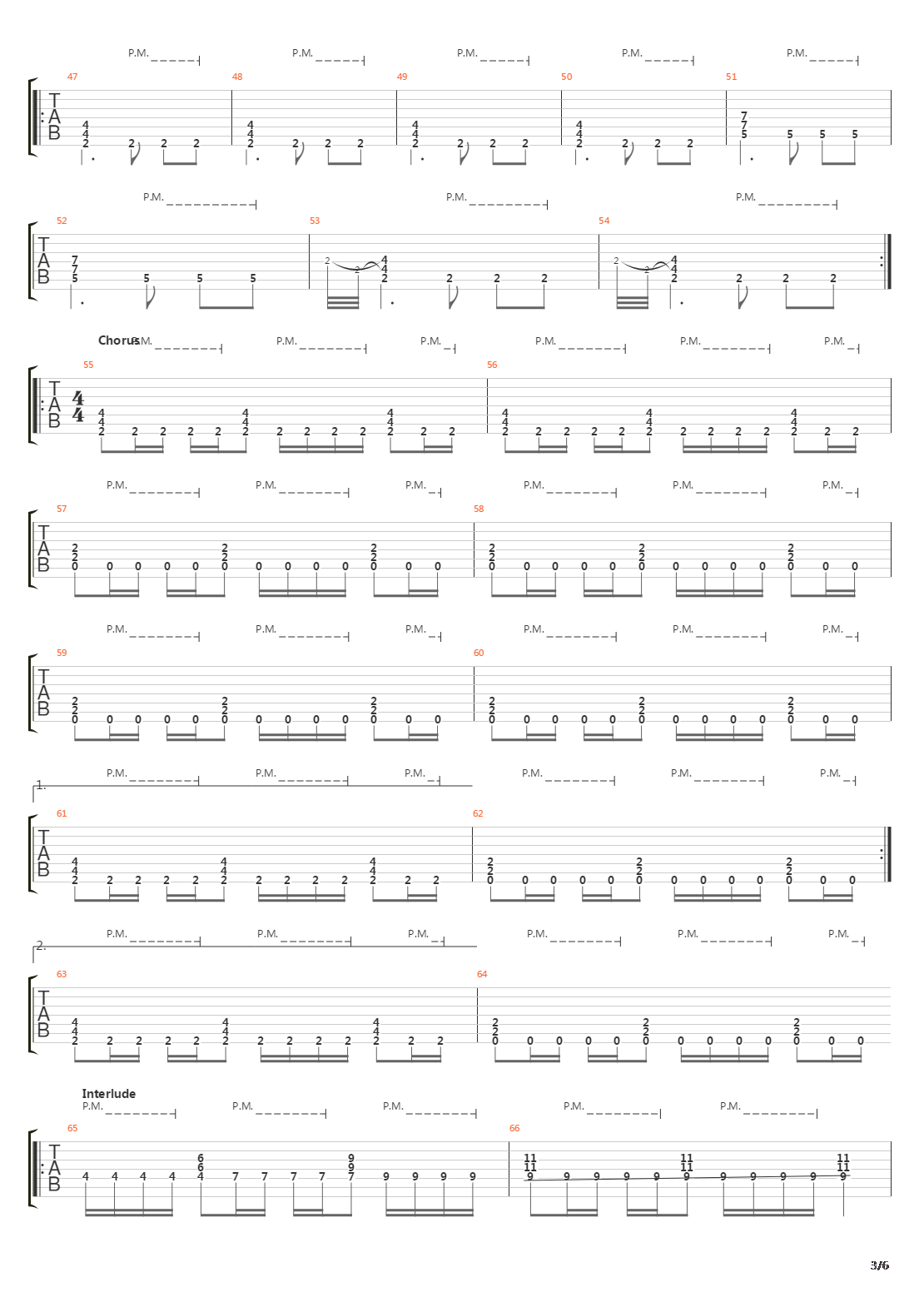 Patterns吉他谱