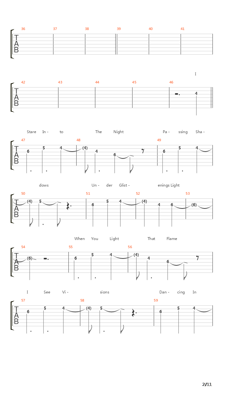 Evolution吉他谱