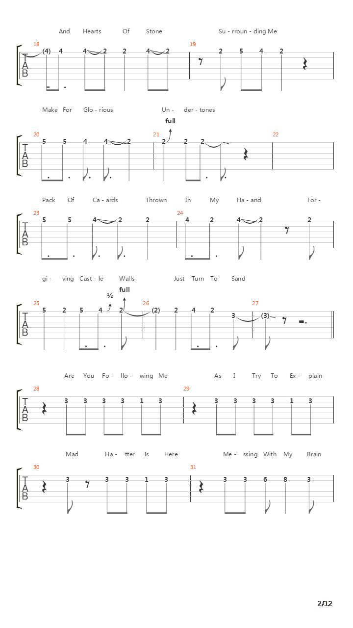 Illusion Maeva吉他谱