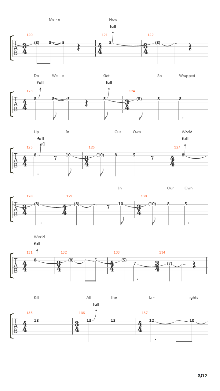 Illusion Maeva吉他谱