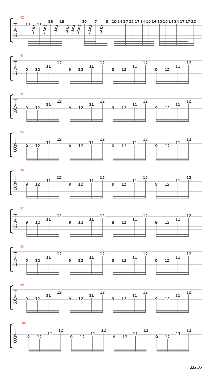 Kasta Sten吉他谱