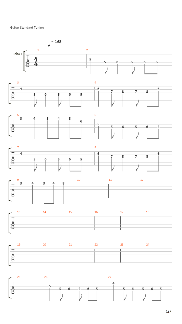 Spring For Livet Gottegris吉他谱