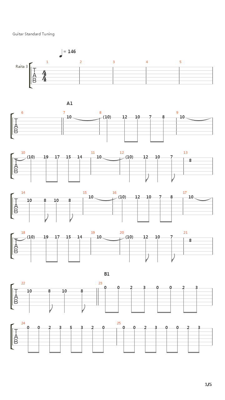 Vi Och Olle吉他谱