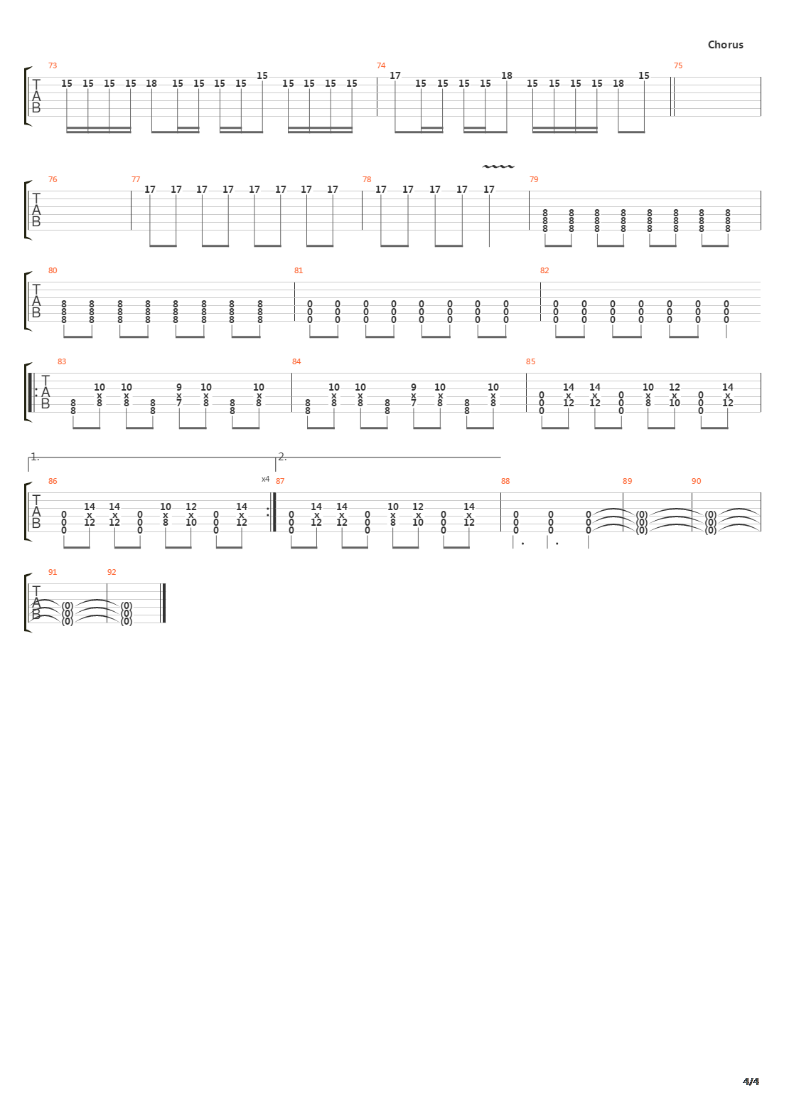 Direction吉他谱