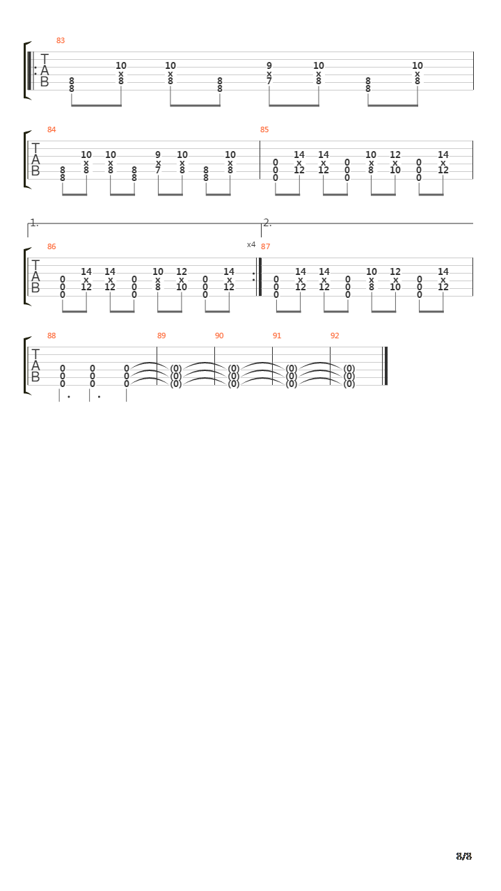 Direction吉他谱