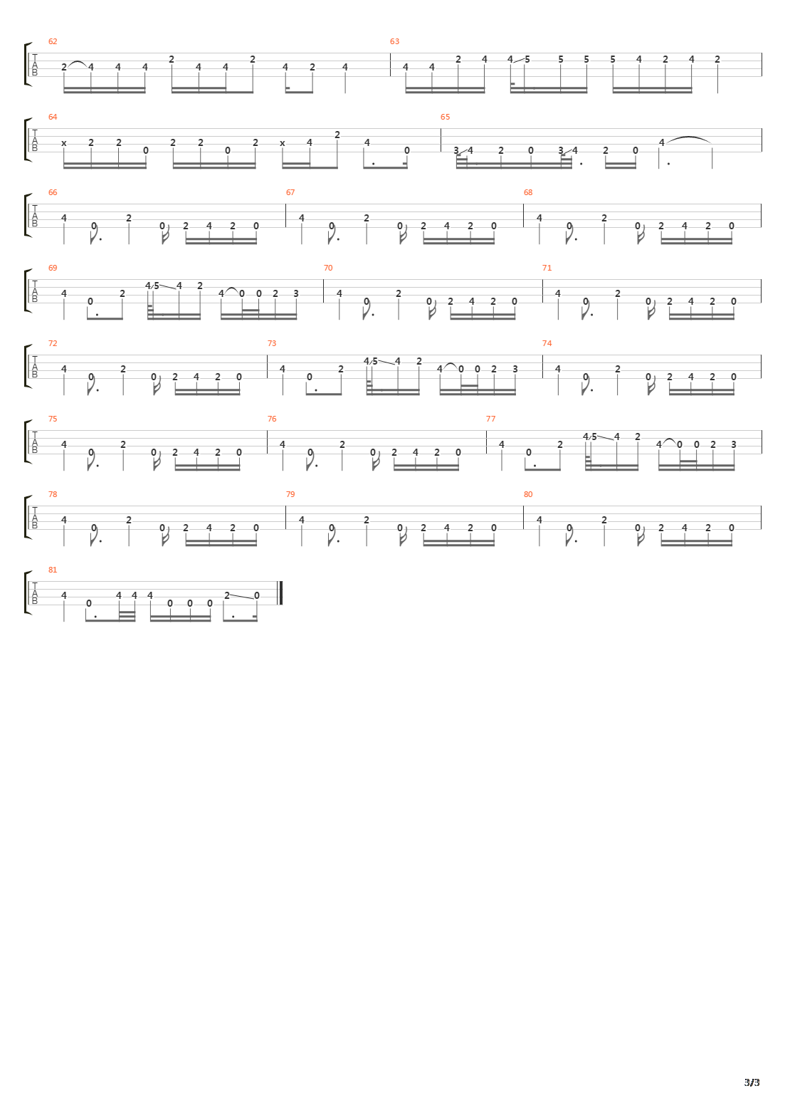 Lower吉他谱