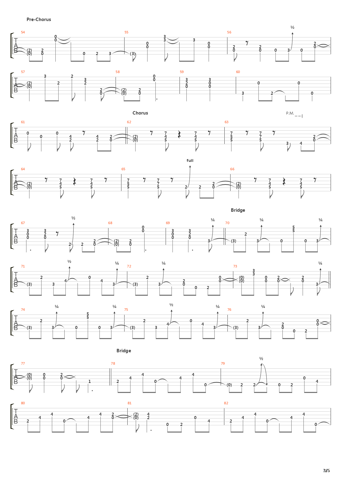 Burnin Bridges吉他谱