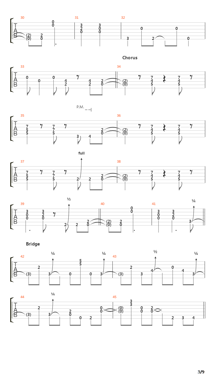 Burnin Bridges吉他谱