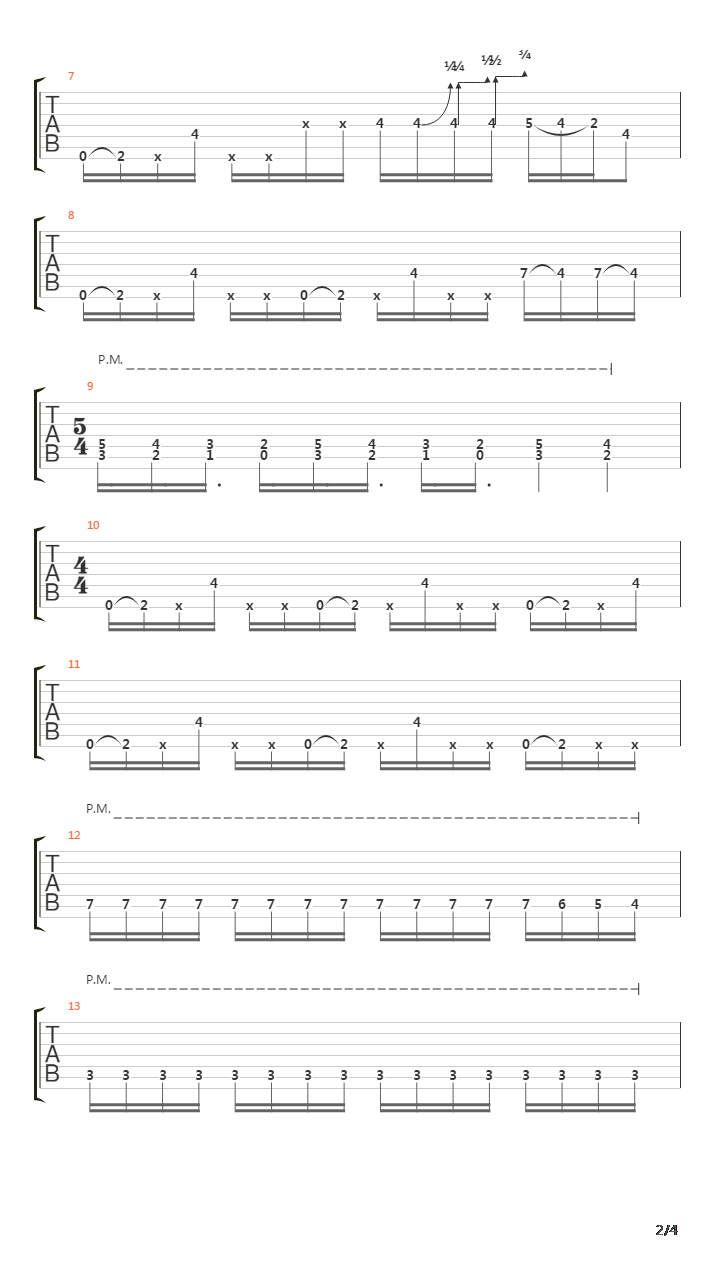 1997吉他谱