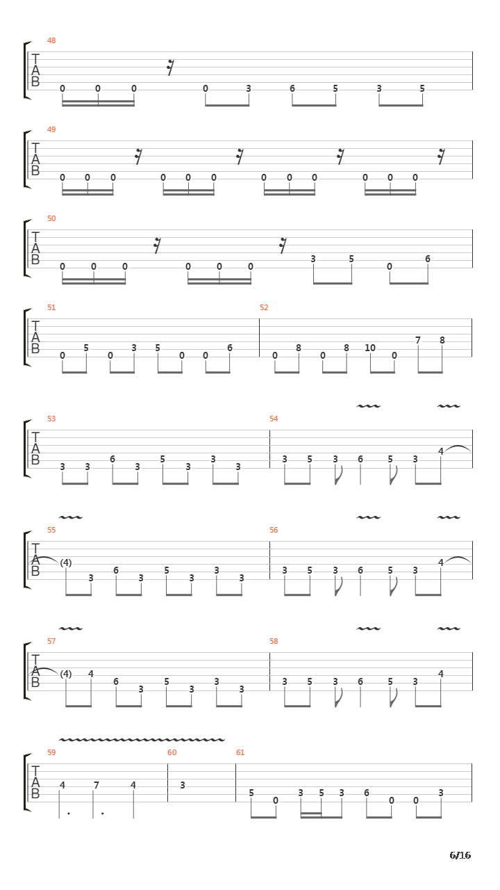 The Way You Want To Die吉他谱