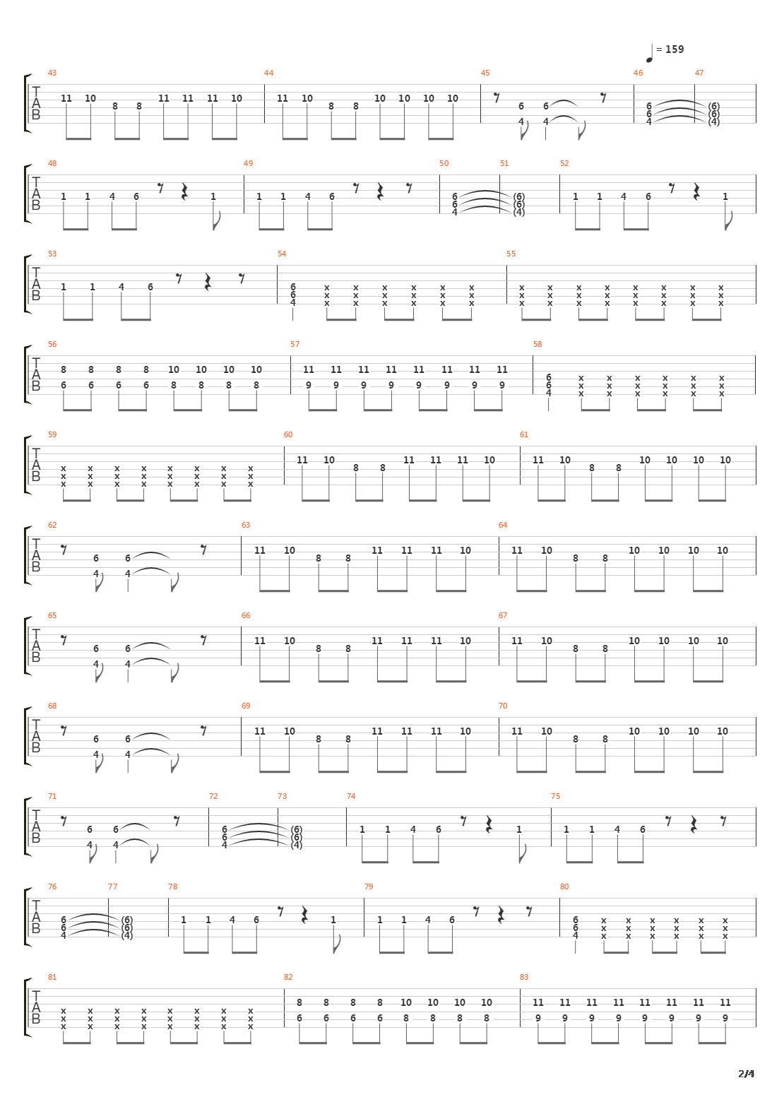 The Vacuum吉他谱