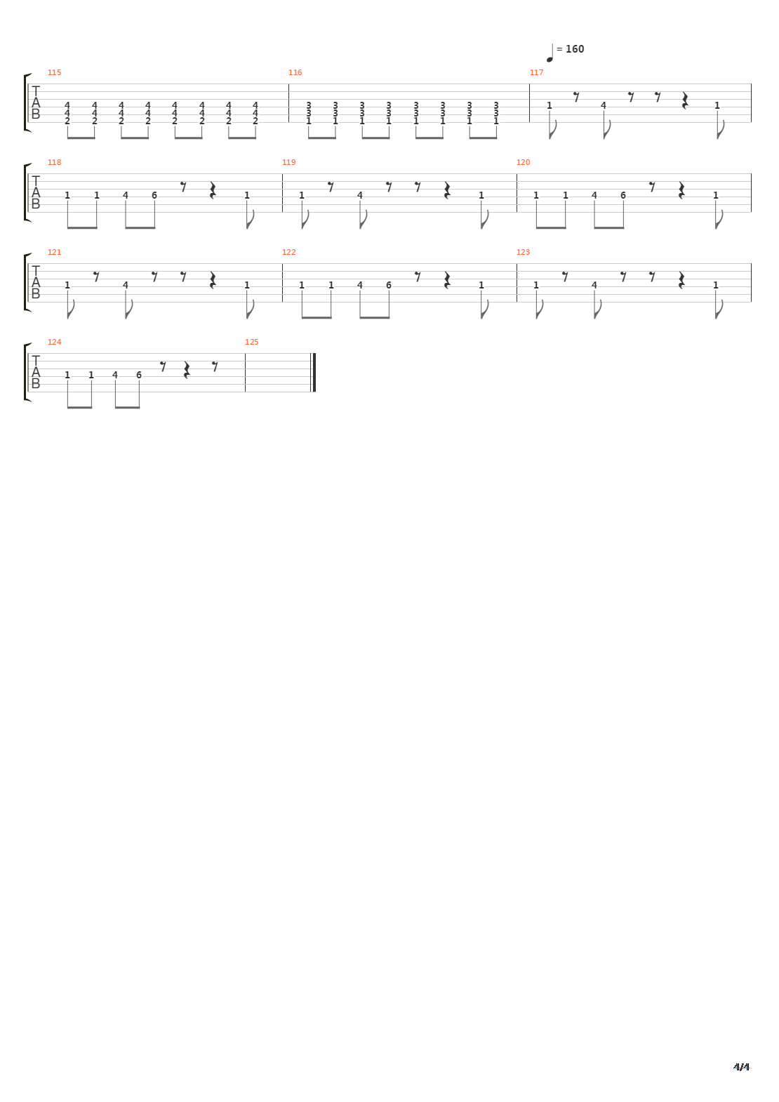 The Vacuum吉他谱