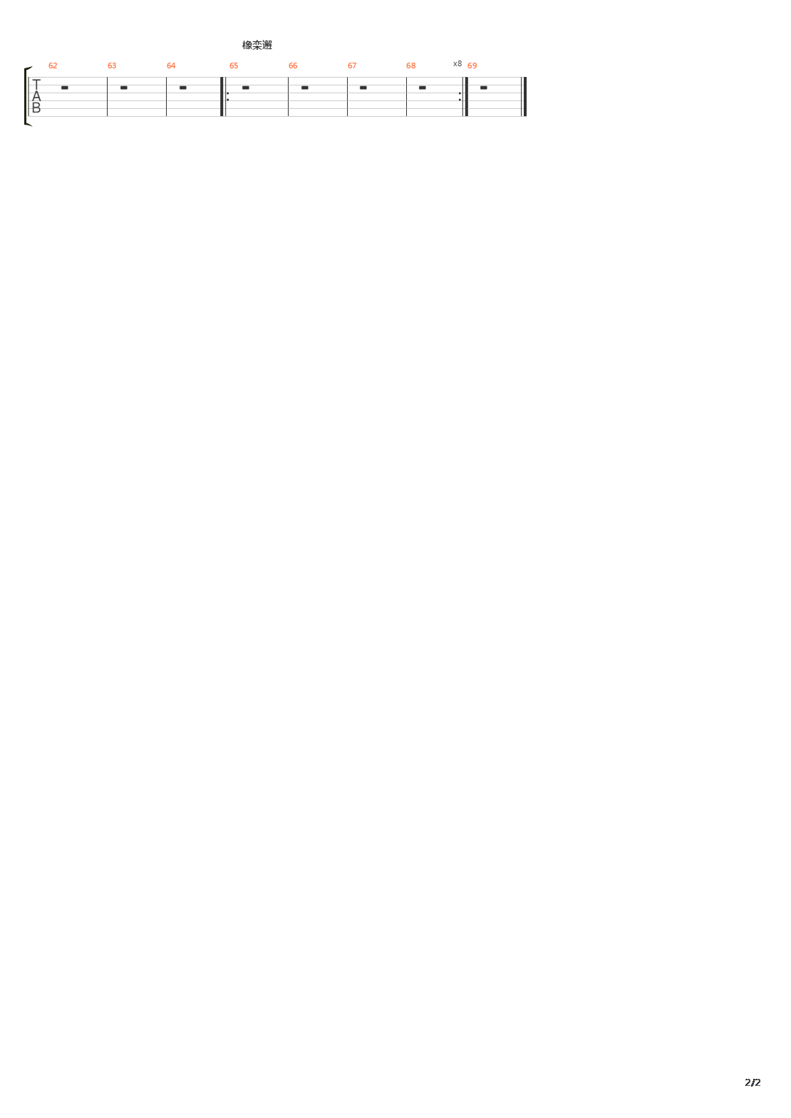 Zvezdy吉他谱