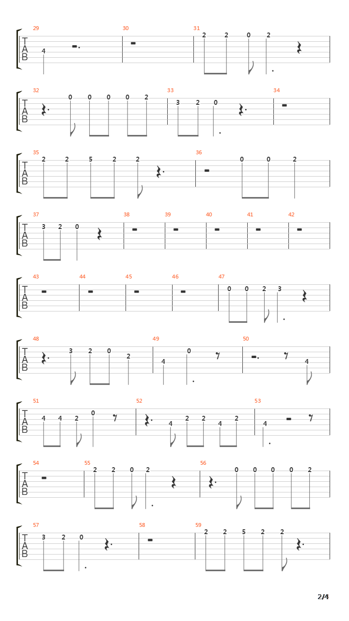 De Msica Ligera吉他谱