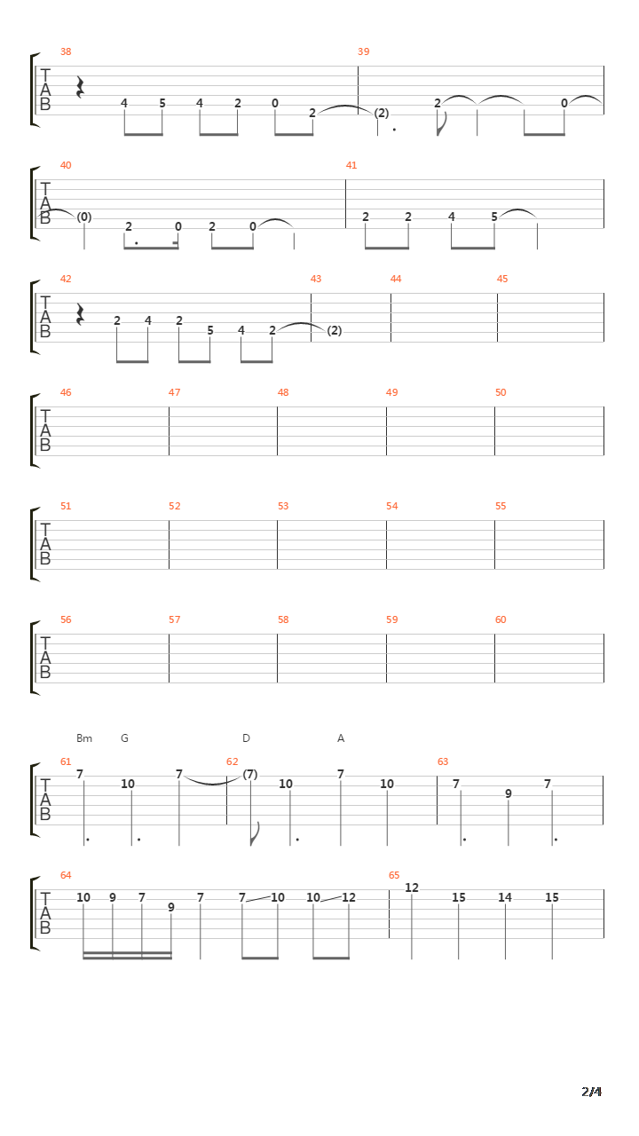 De Musica Ligera吉他谱