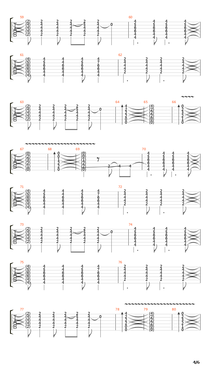 Efecto Doppler吉他谱