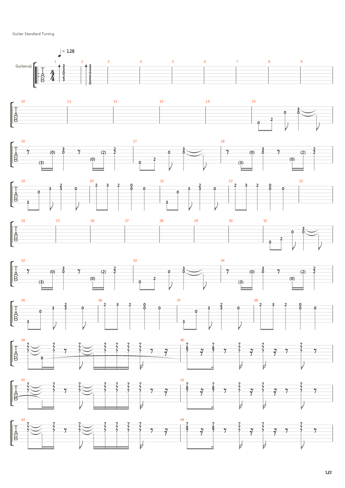 La Ciudad De La Furia吉他谱