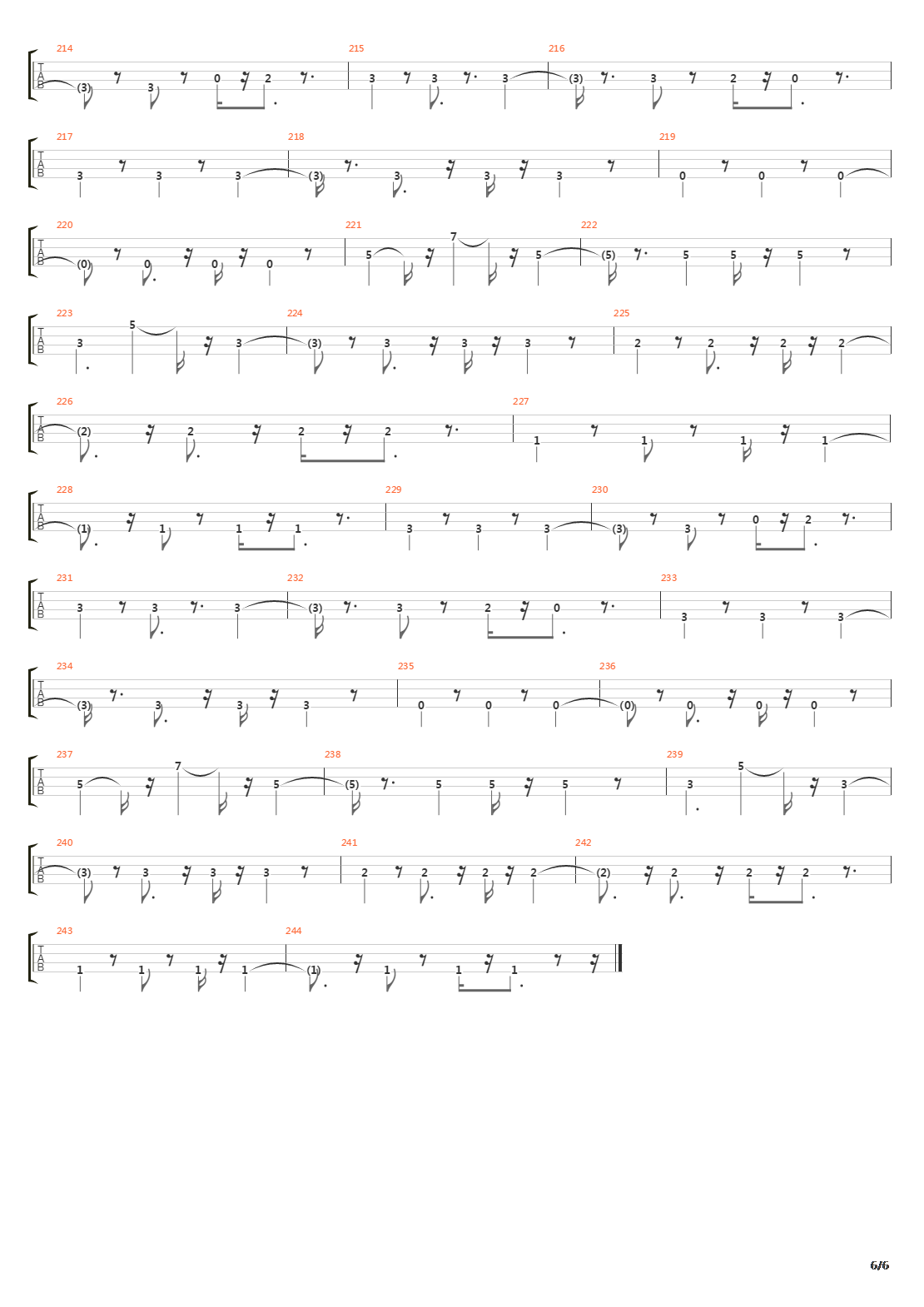 Persiana Americana吉他谱