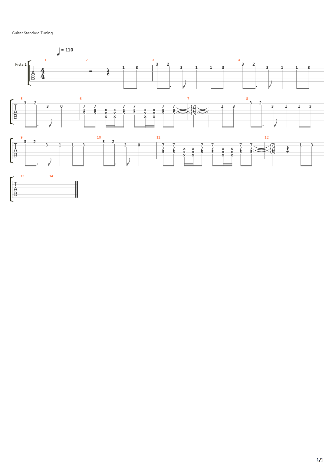 Persiana Americana吉他谱