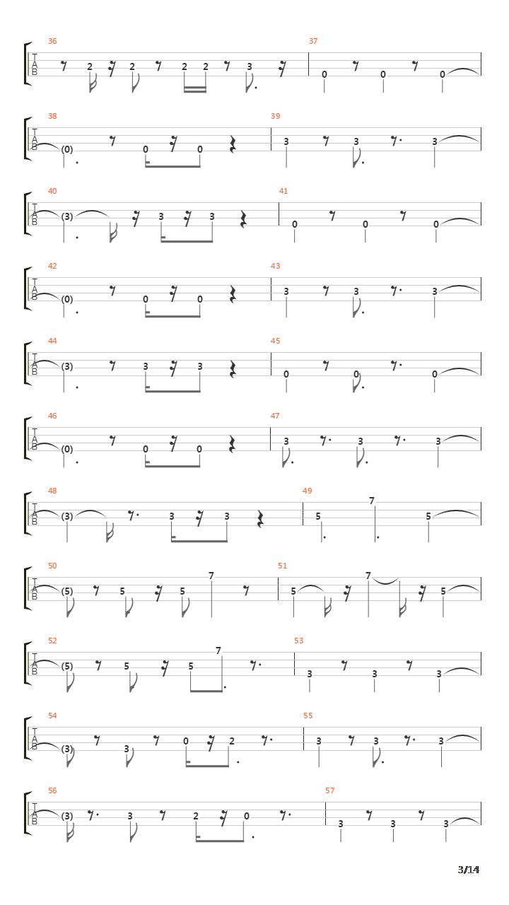 Persiana Americana吉他谱