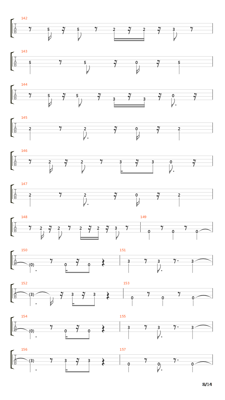 Persiana Americana吉他谱