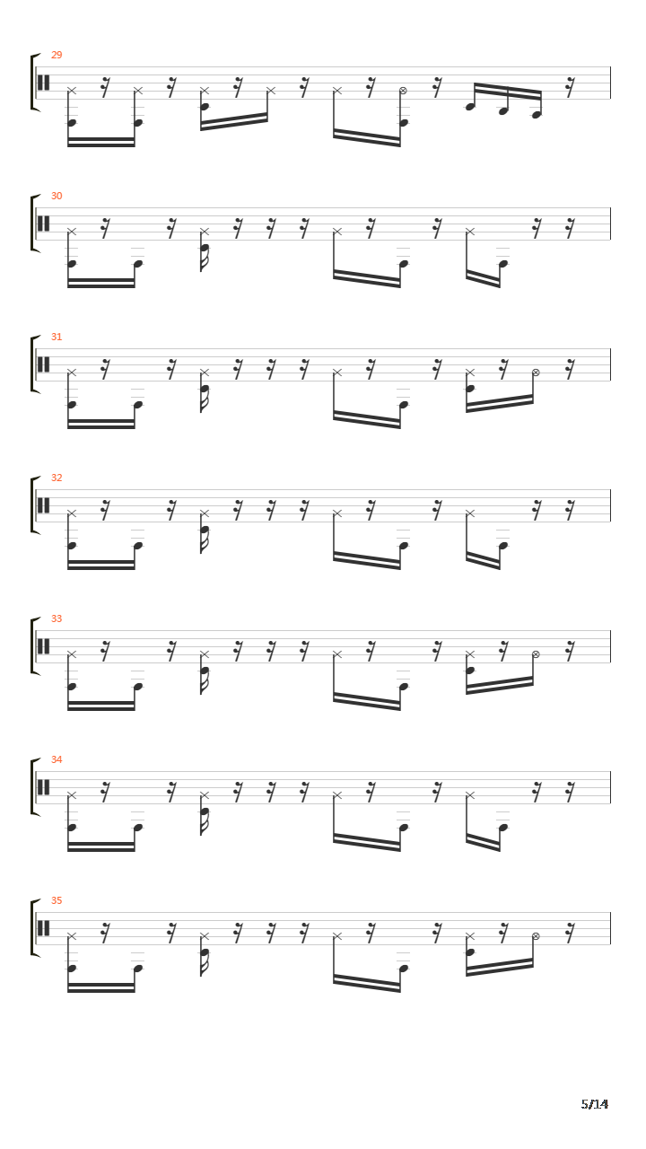 Breaking Me Down吉他谱