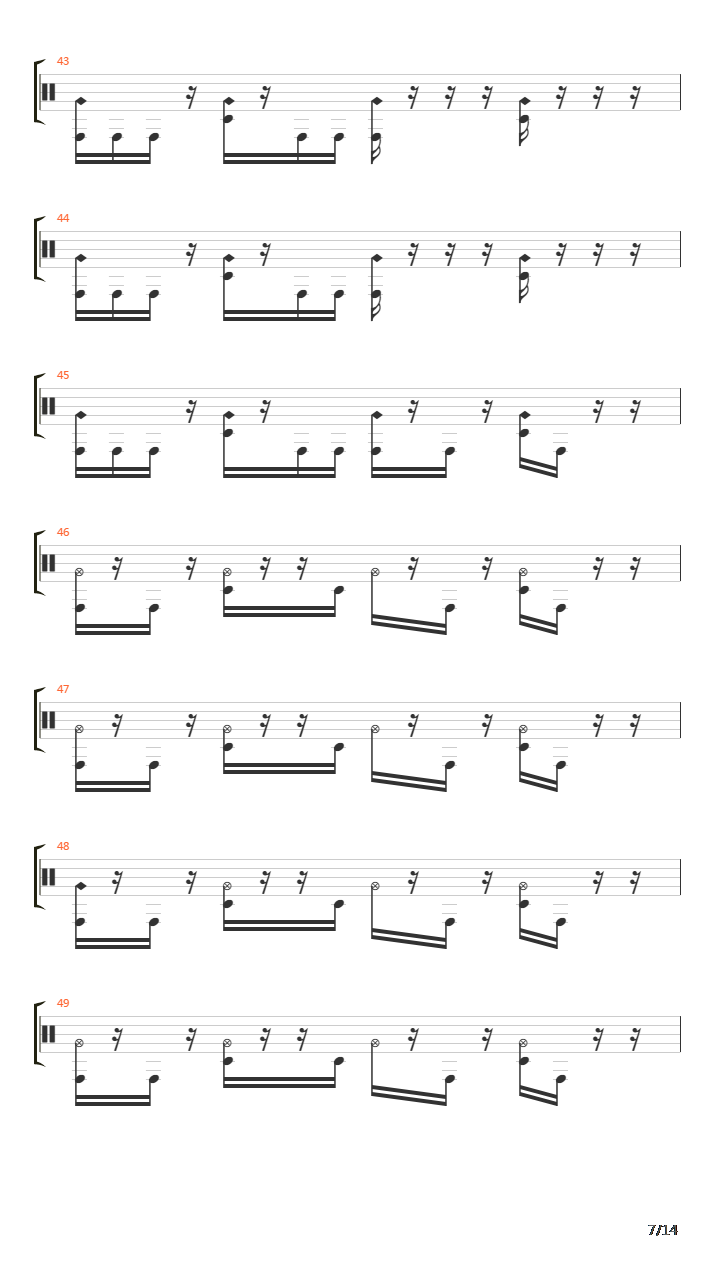 Breaking Me Down吉他谱