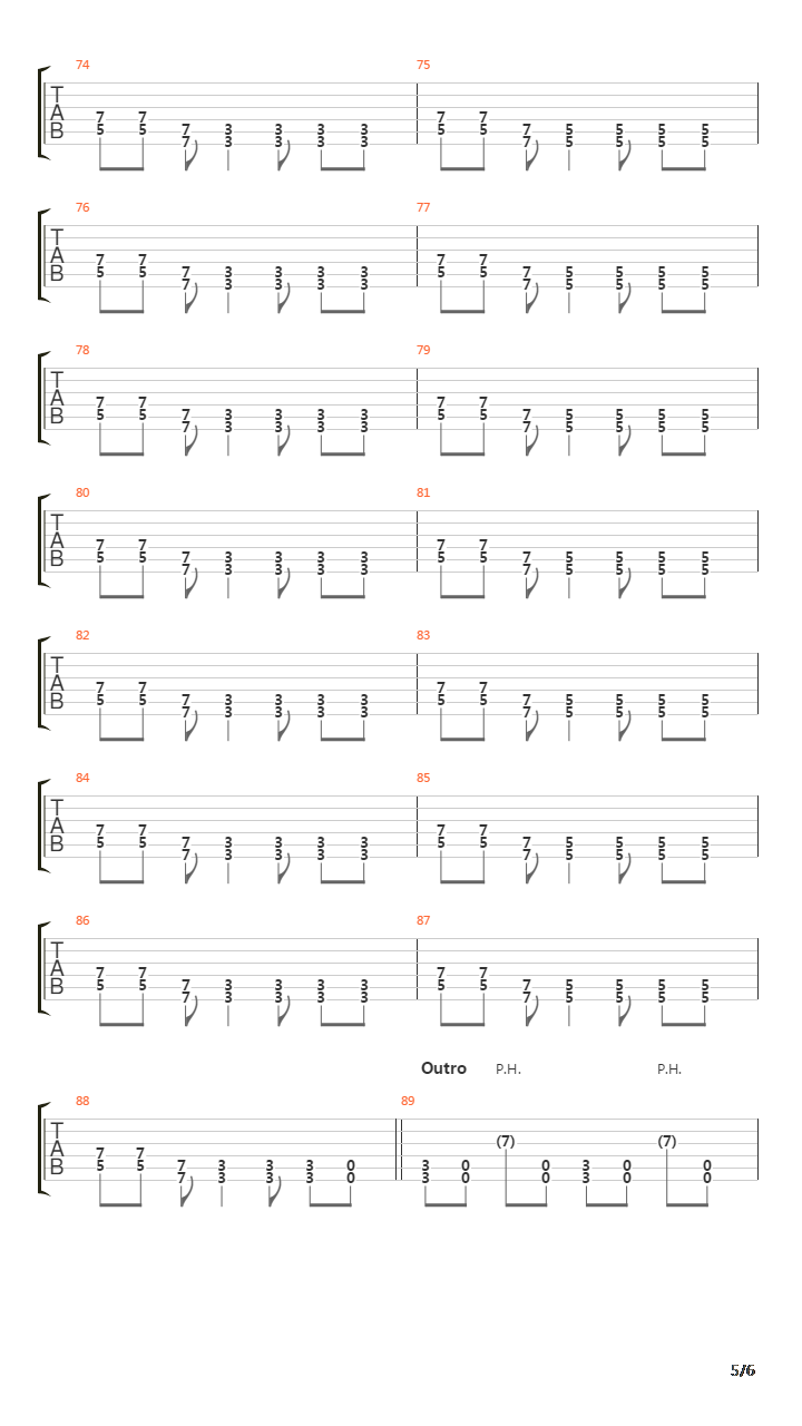 Breaking Me Down吉他谱