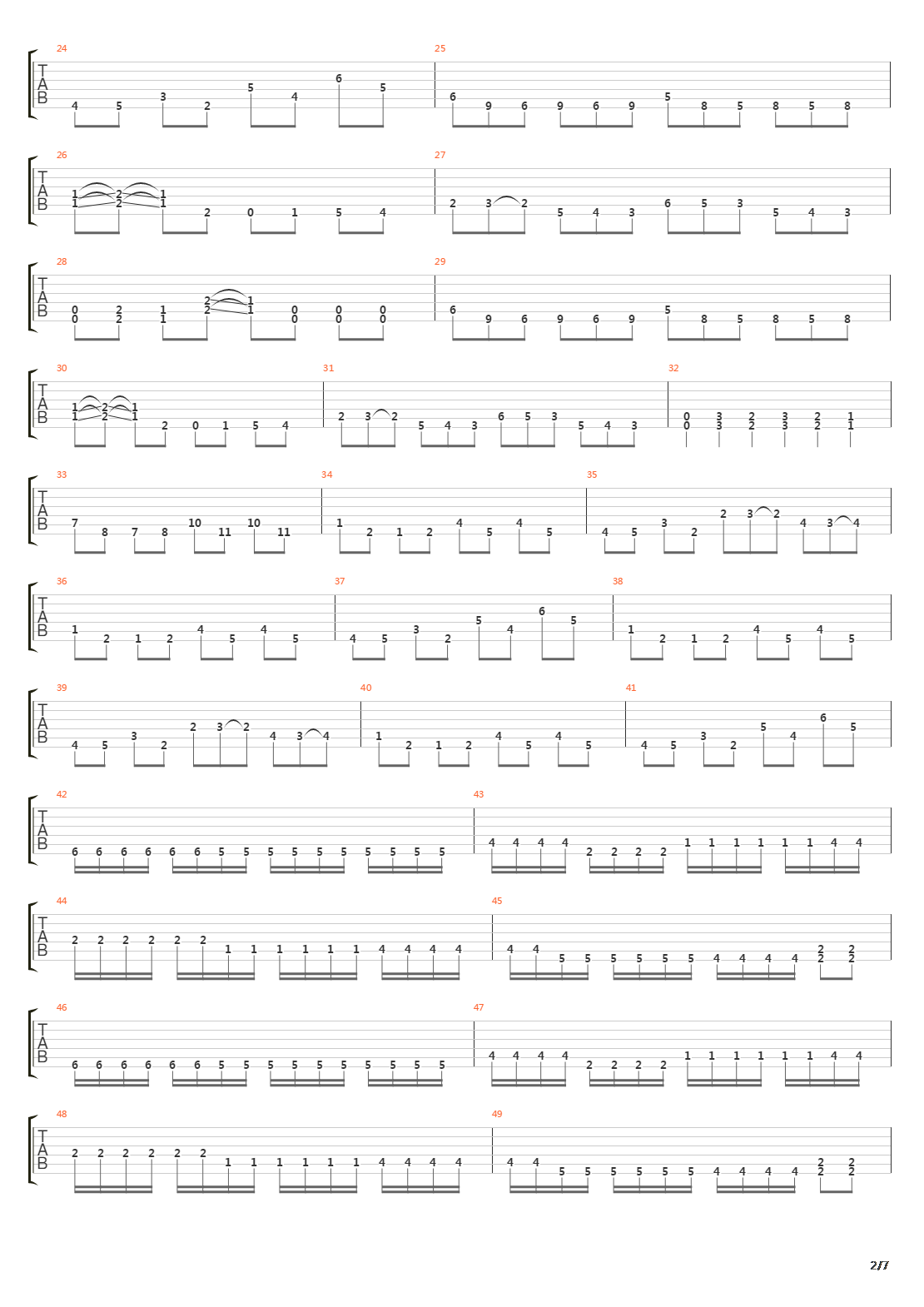 Engineering The Void吉他谱