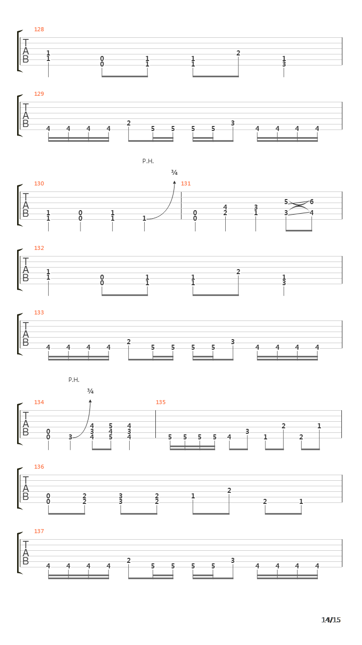 Suppressing The Mute吉他谱