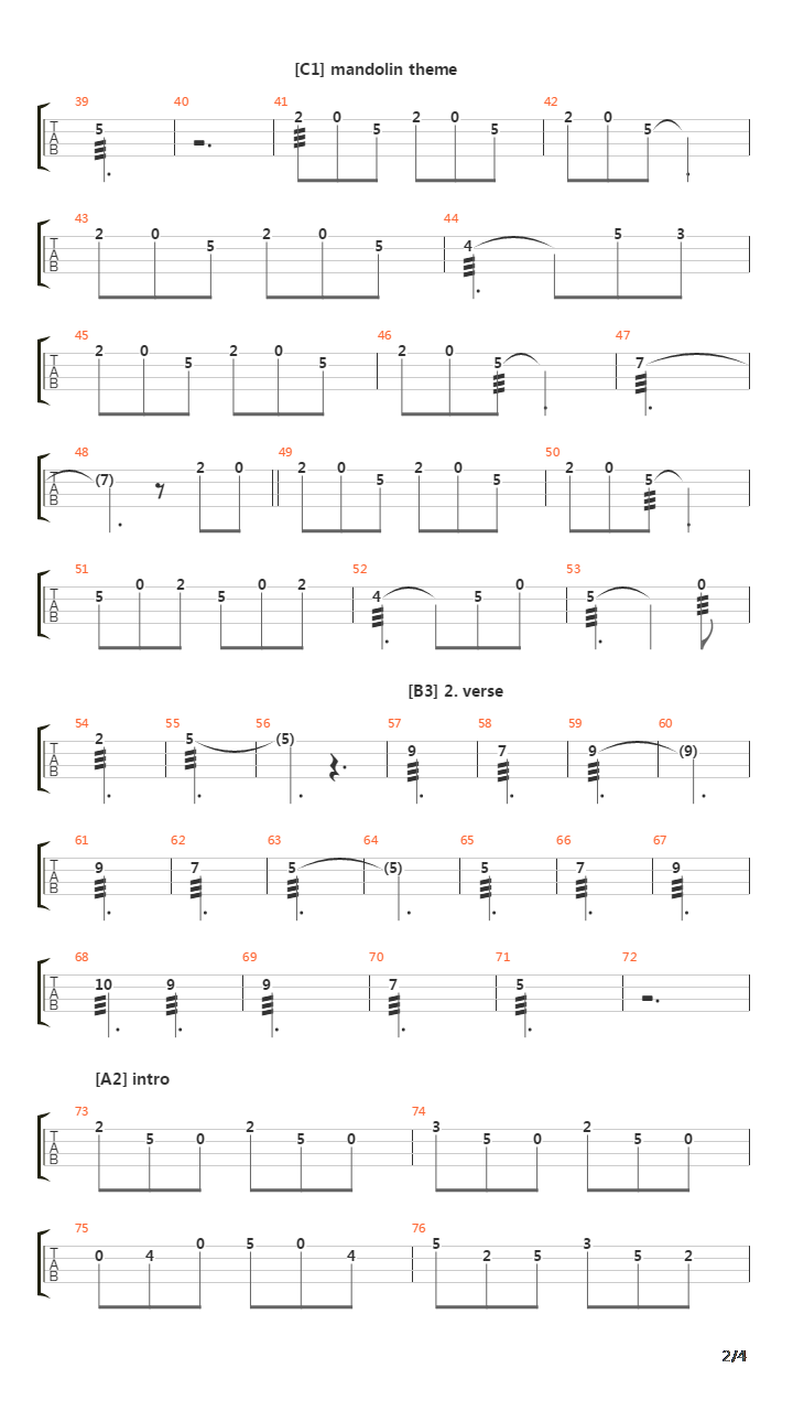 Let Your Fingers Do The Walking吉他谱
