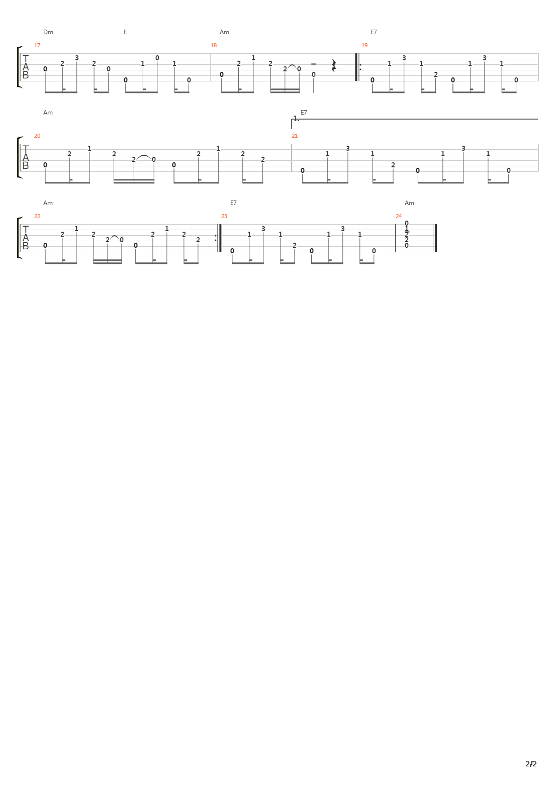 Telit 3A El Bire吉他谱