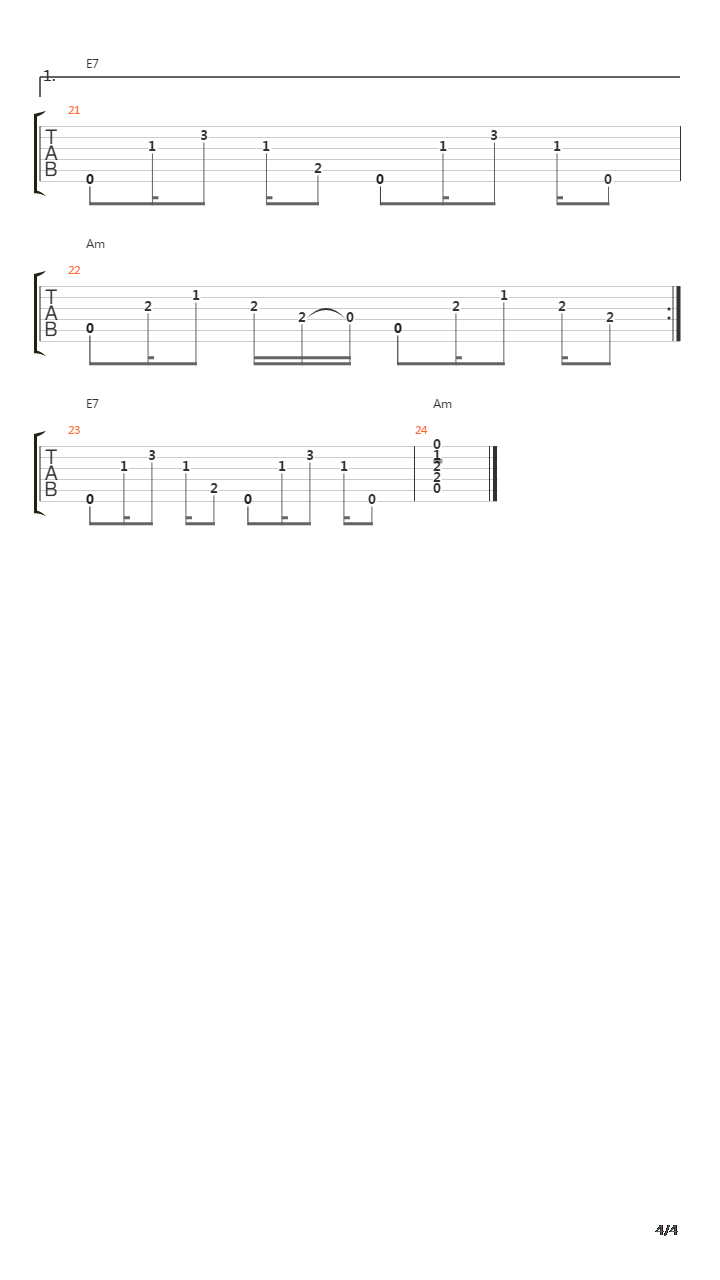 Telit 3A El Bire吉他谱