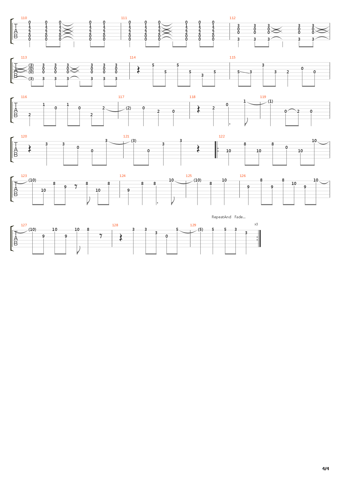 Runaway Train吉他谱