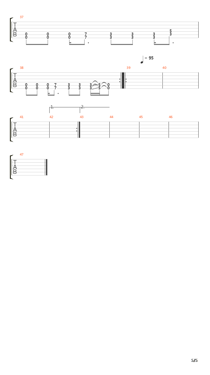 Peces Mutantes吉他谱