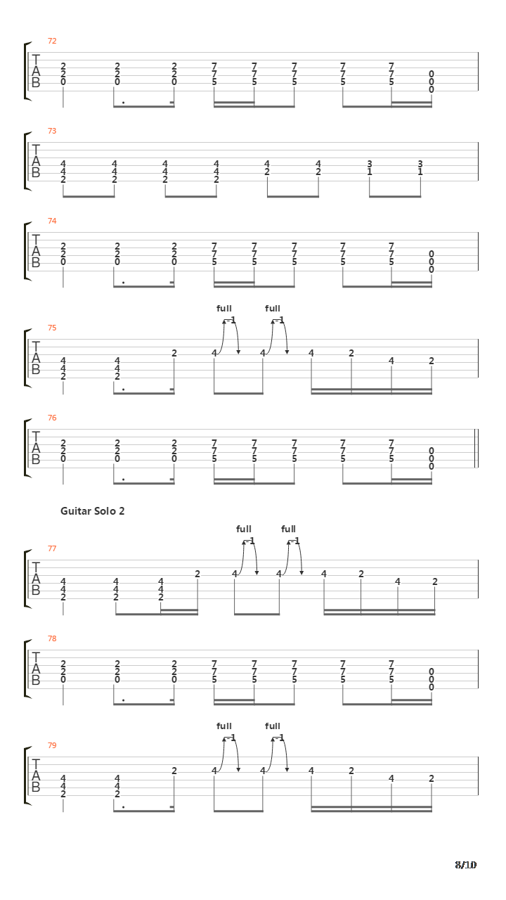 In The Meantime吉他谱