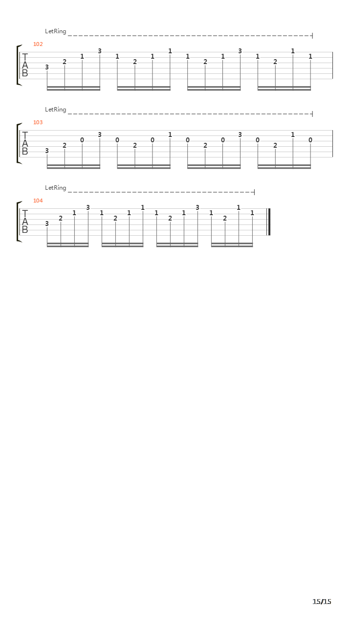 Through The Barricades吉他谱