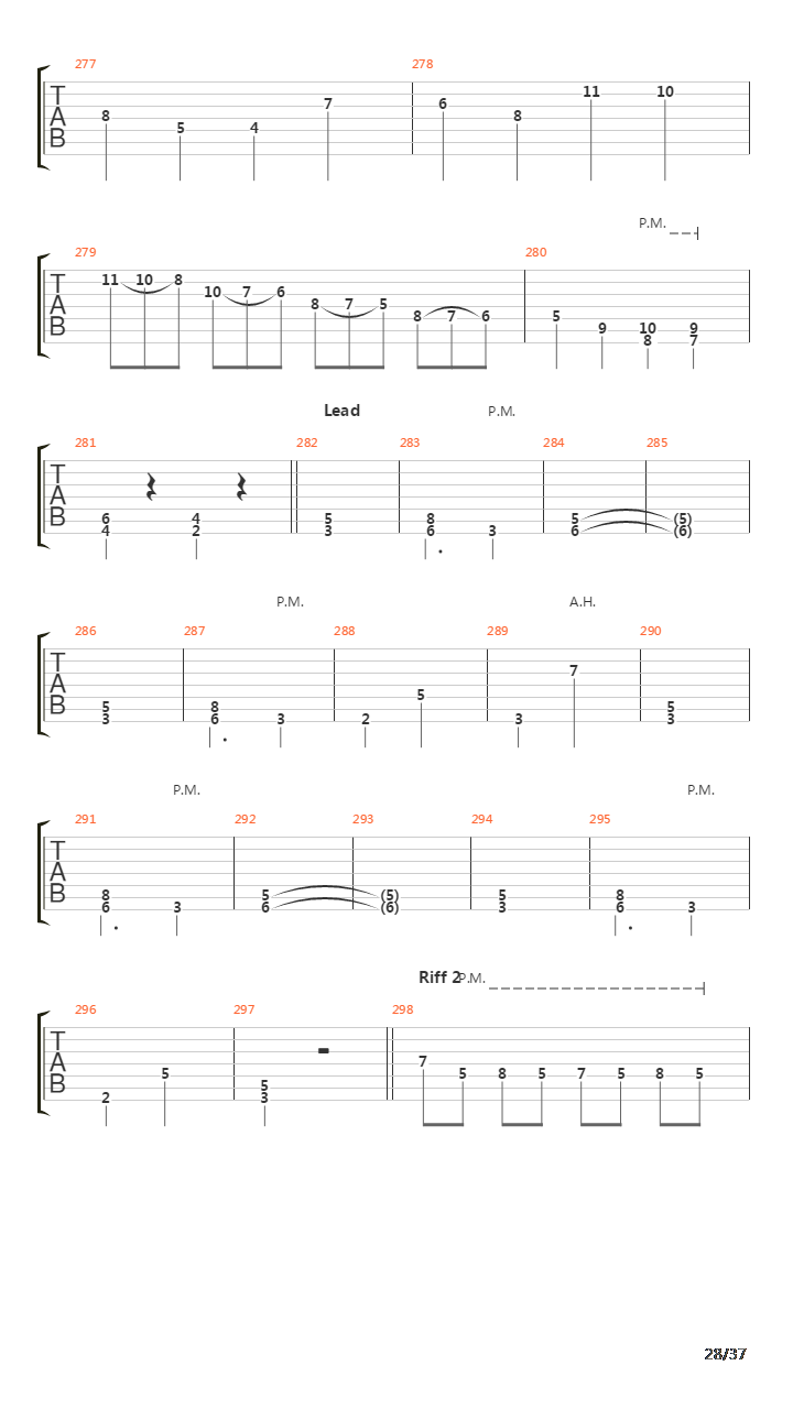 Deus Avertat吉他谱