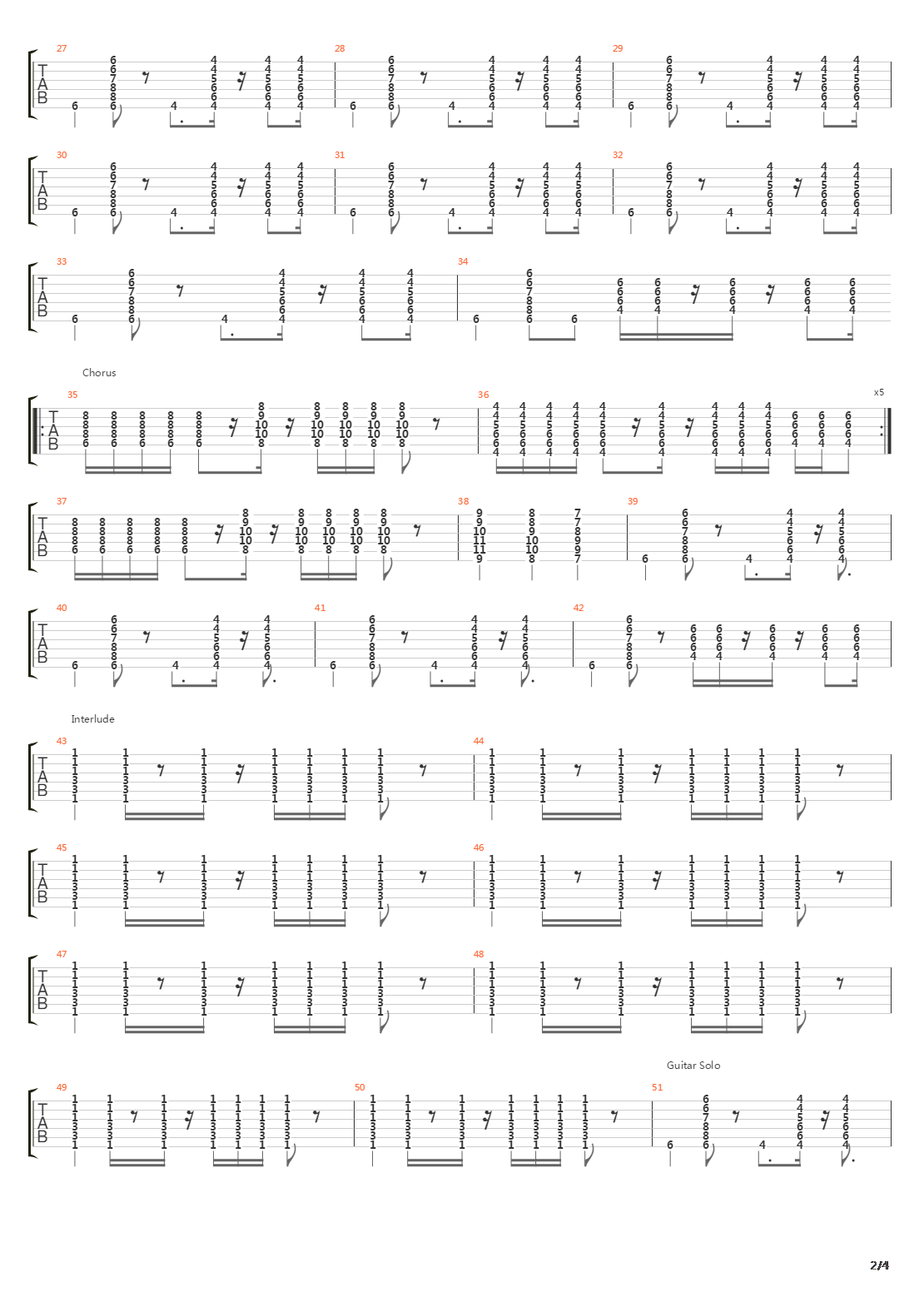 Someday All This Will Be Road吉他谱