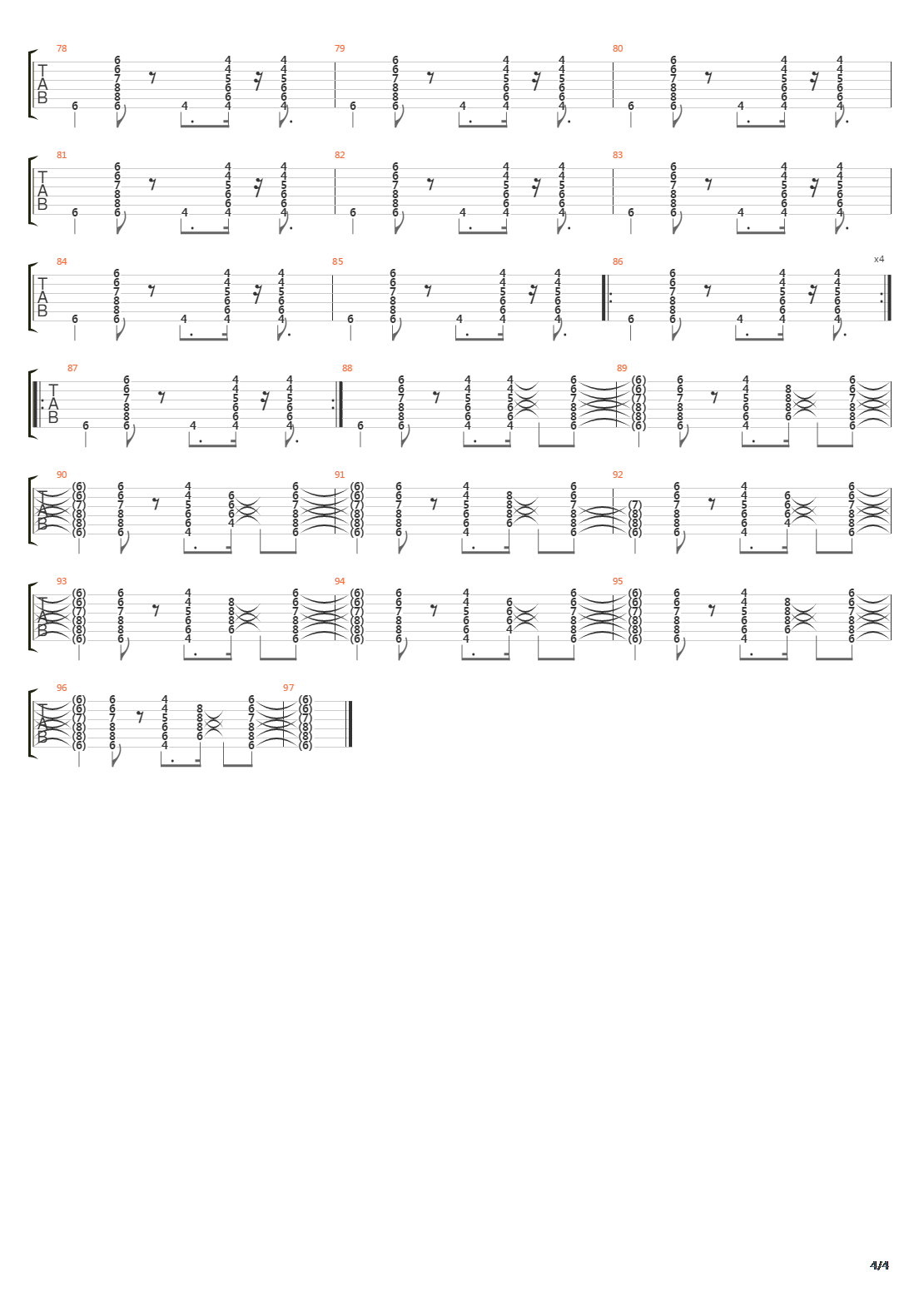 Someday All This Will Be Road吉他谱