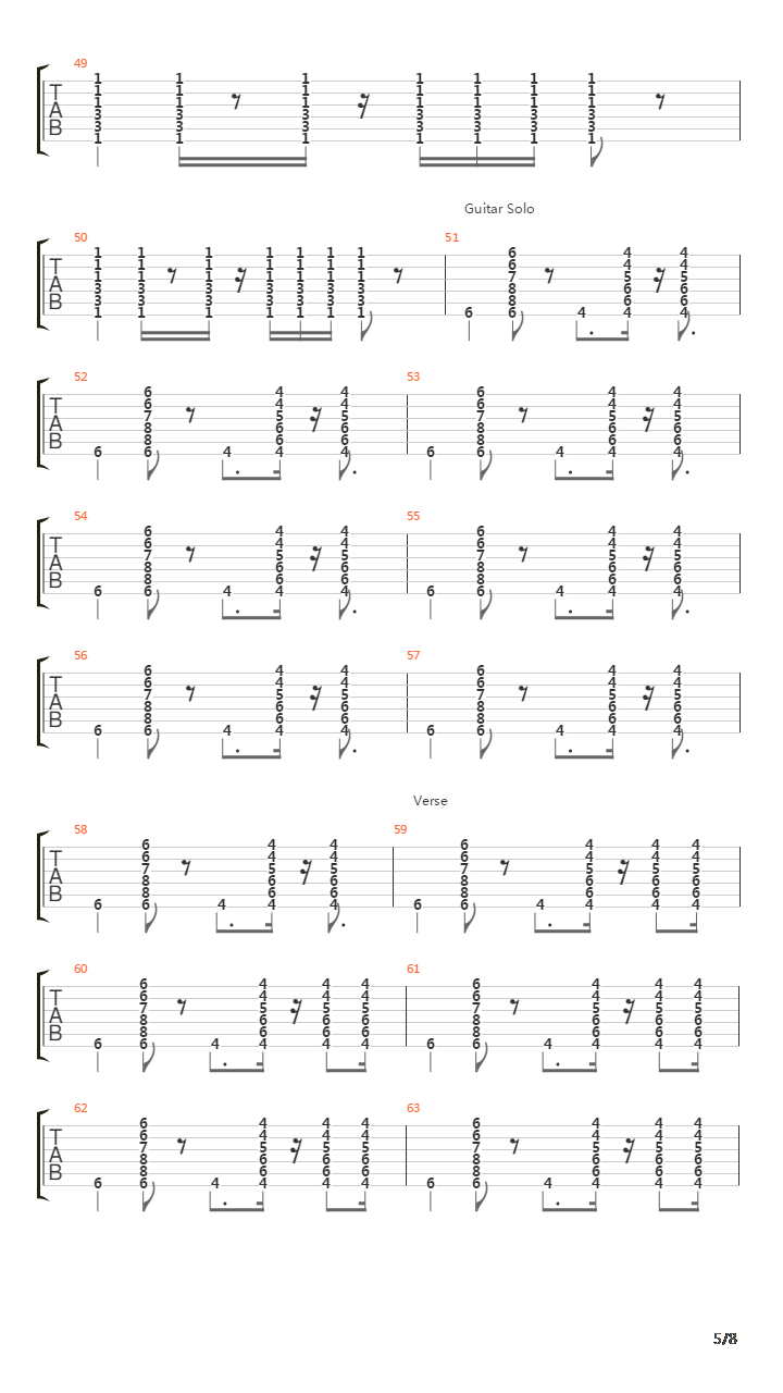 Someday All This Will Be Road吉他谱