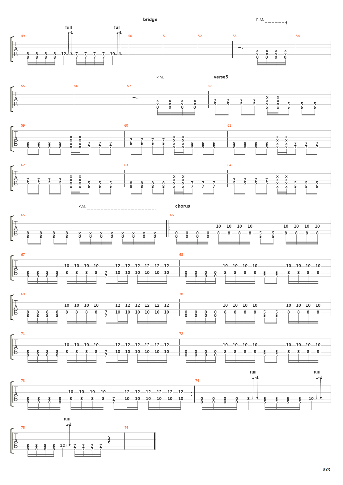 Forgotten吉他谱