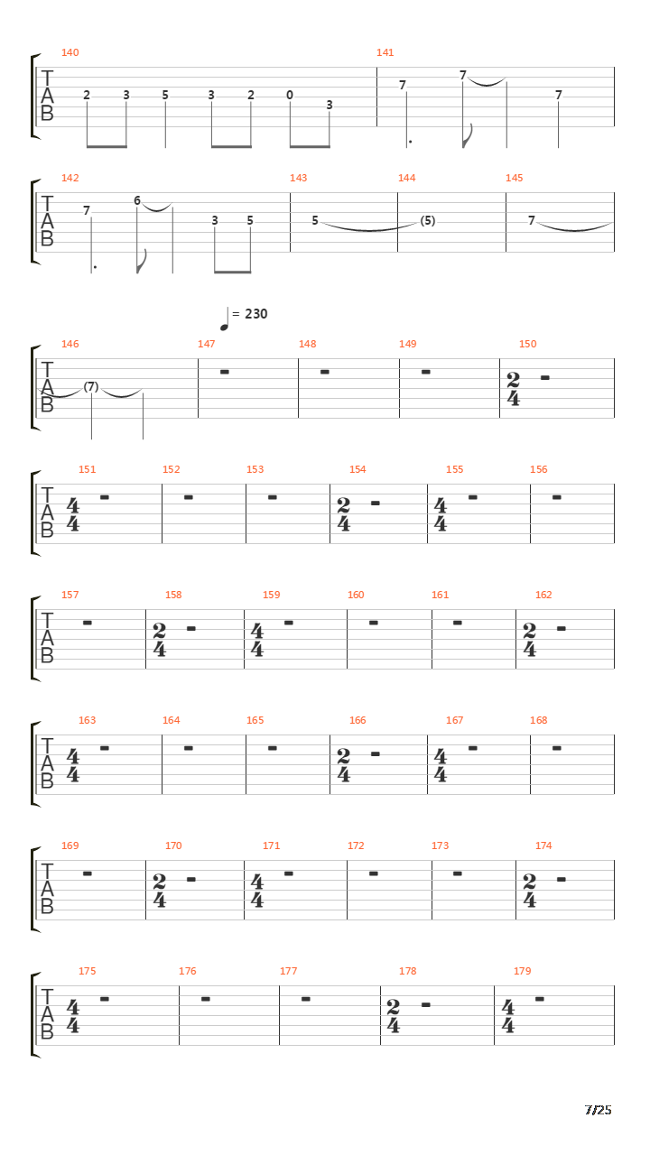At The End Of The Day吉他谱