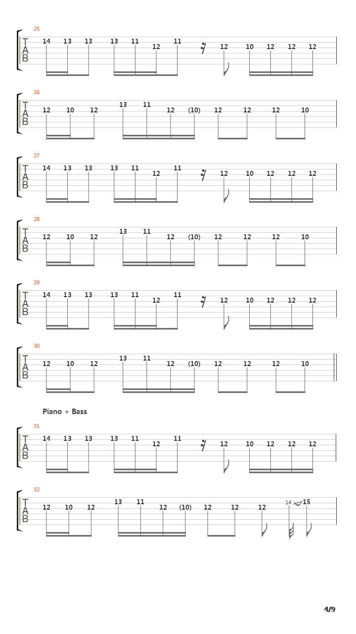 So Flute吉他谱