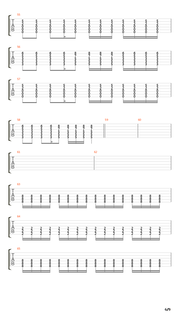 On Your Way Down吉他谱