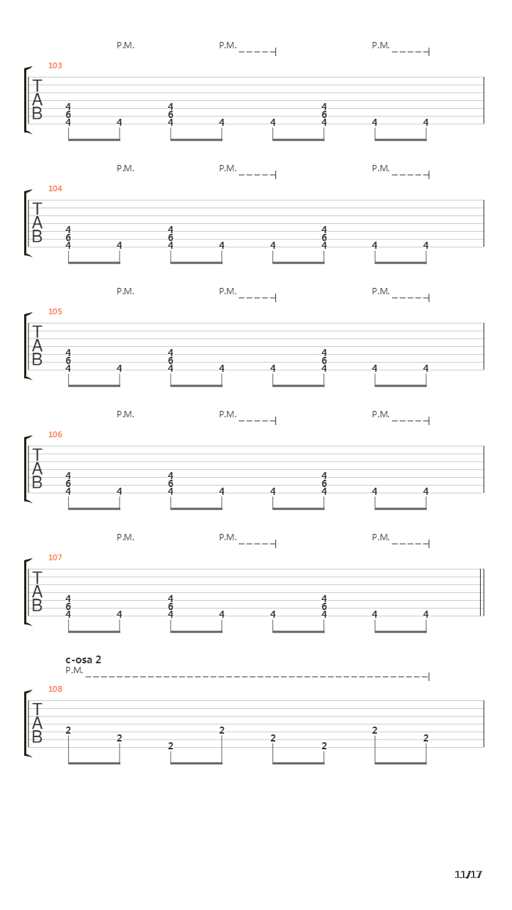 Viisi Laukausta Phn吉他谱