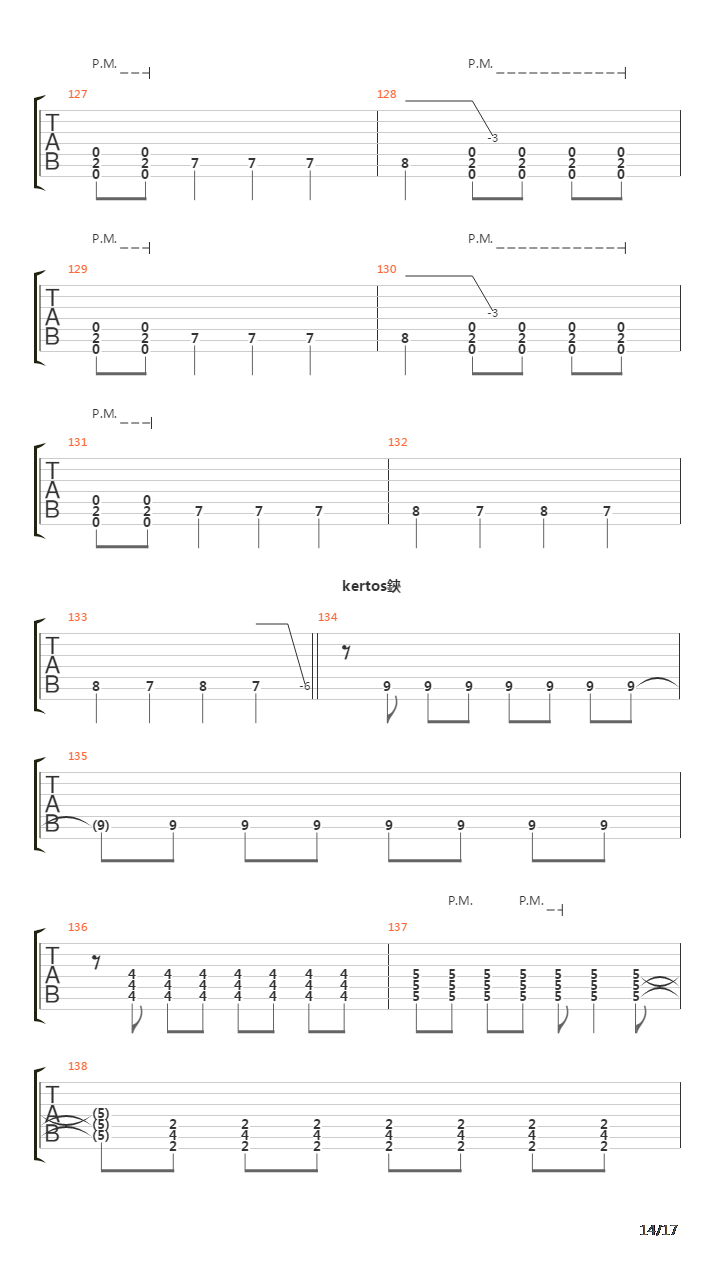 Viisi Laukausta Phn吉他谱