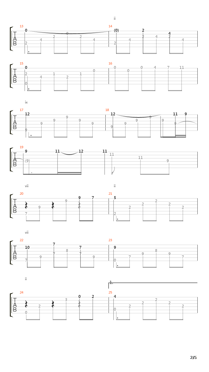 Cavatina吉他谱