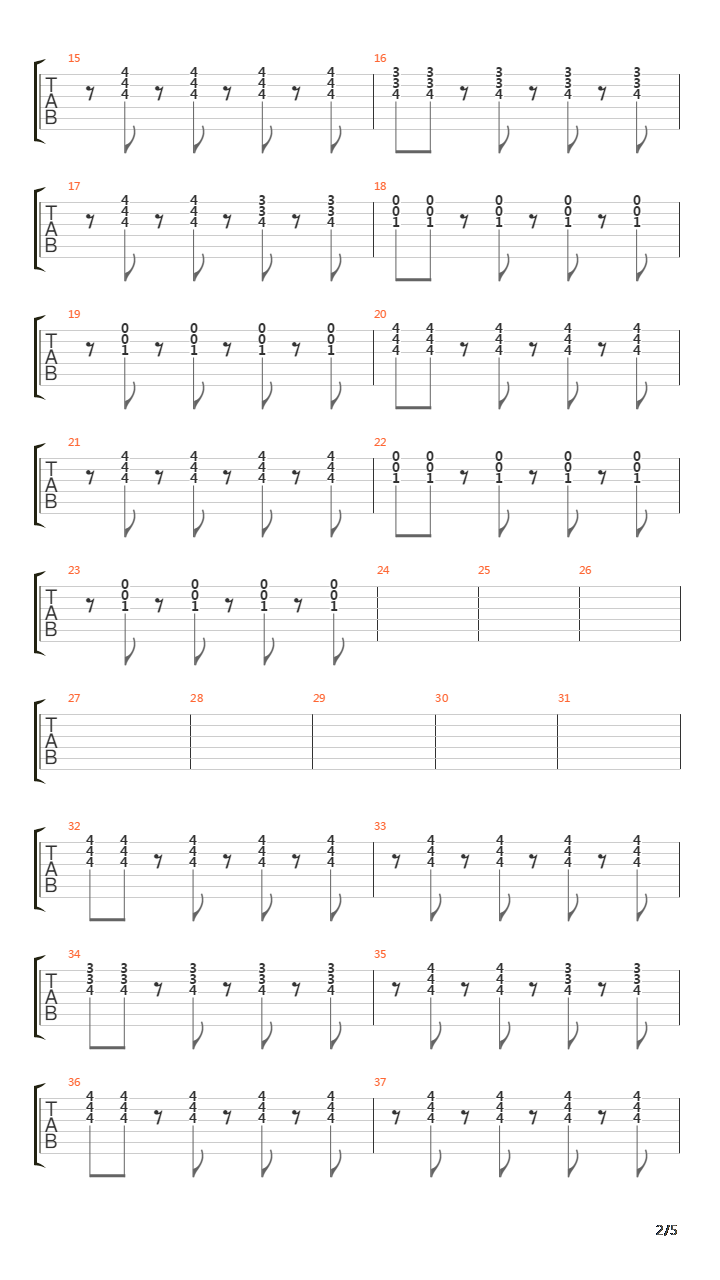 Otra Vez吉他谱